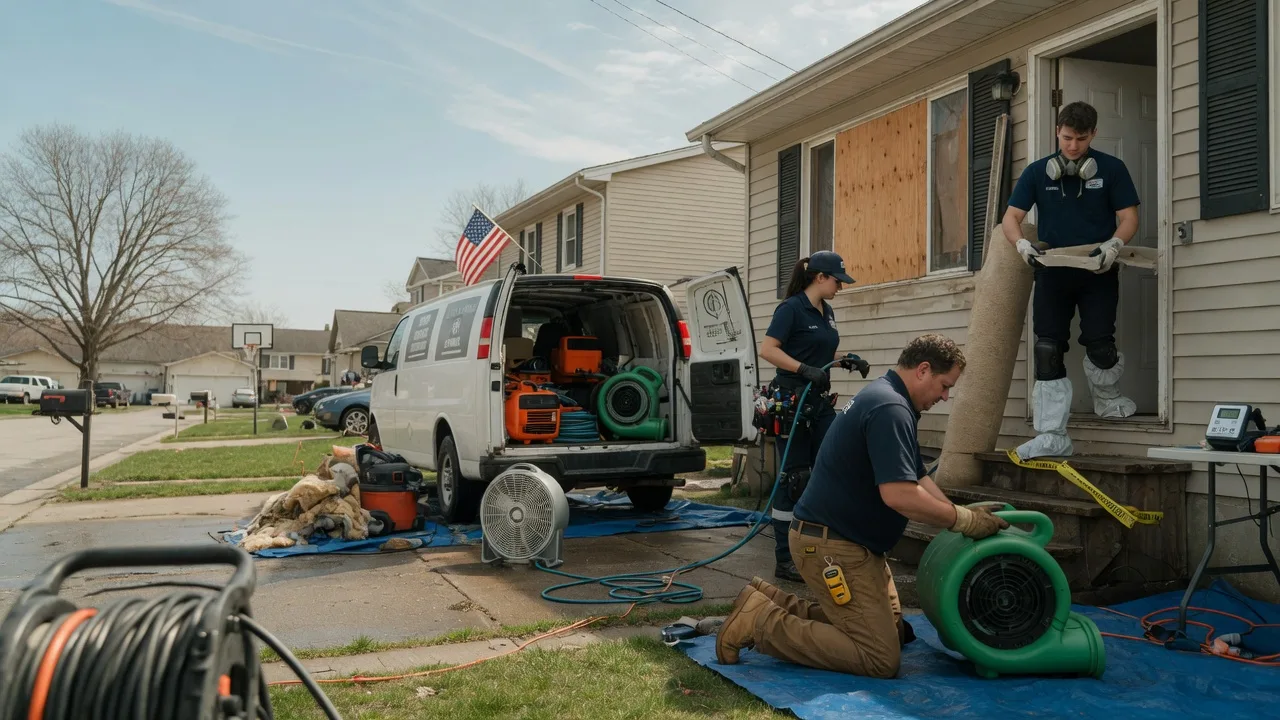 Water Damage Restoration in Bucyrus, KS near me